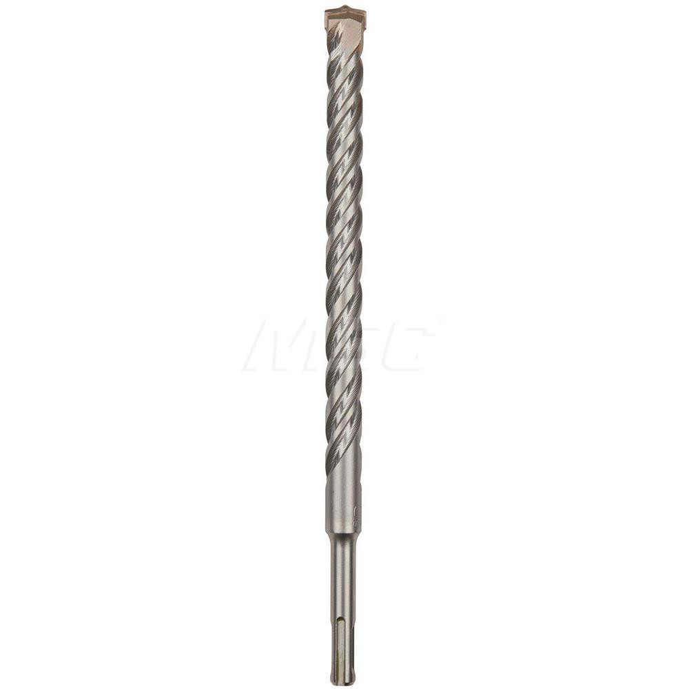11/16" Dia, SDS-Plus Shank, Carbide-Tipped Rotary & Hammer Drill Bit - 6" Usable Length, 8" OAL