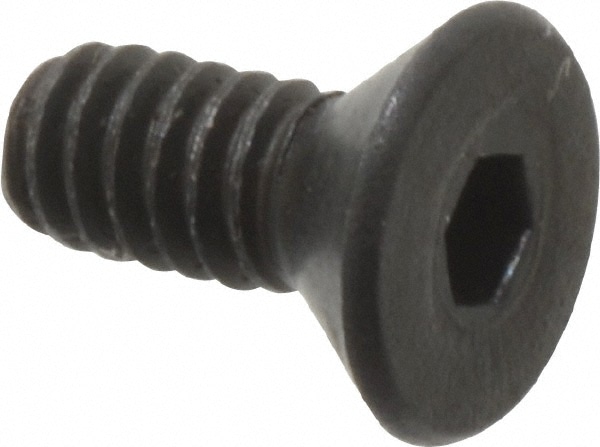 Value Collection 211014PR Flat Socket Cap Screw: #3-48 x 1/4" Long, Alloy Steel, Black Oxide Finish Image