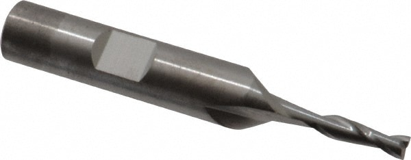 RobbJack T12-203-04.5 Square End Mill: 9/64 Dia, 1/2 LOC, 3/8 Shank Dia, 2-1/2 OAL, 2 Flutes, Solid Carbide Image