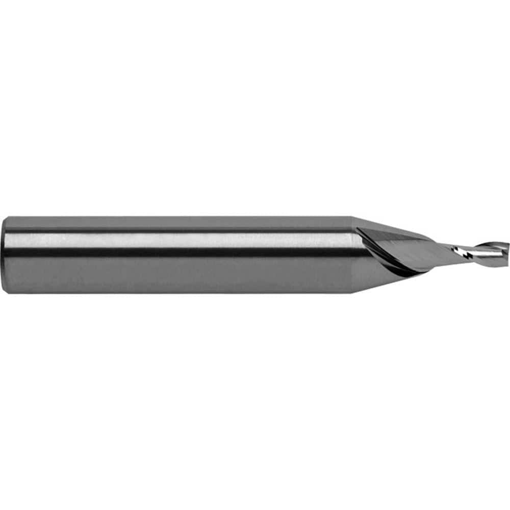 RobbJack T12-201-20 Square End Mill: 5/8 Dia, 7/8 LOC, 5/8 Shank Dia, 3-1/4 OAL, 2 Flutes, Solid Carbide 