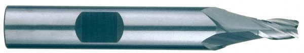 RobbJack T12-203-06.5 Square End Mill: 13/64 Dia, 5/8 LOC, 3/8 Shank Dia, 2-1/2 OAL, 2 Flutes, Solid Carbide Image