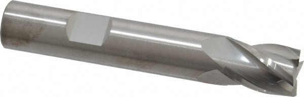 RobbJack T12-403-16 Square End Mill: 1/2 Dia, 5/8 LOC, 1/2 Shank Dia, 3 OAL, 4 Flutes, Solid Carbide Image