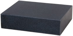 Inspection Surface Plate: 12" Long, 3" Thick, No Ledge, B Grade