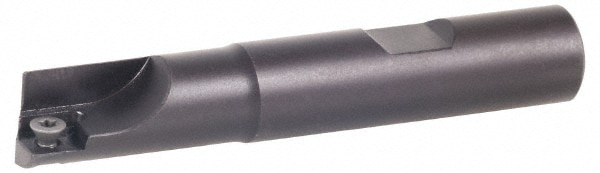 Indexable Square-Shoulder End Mill: KICR175SP4055C, 1-3/4" Cut Dia, 11.94 mm Max Depth of Cut, 1-1/4" Dia Weldon Flat Shank