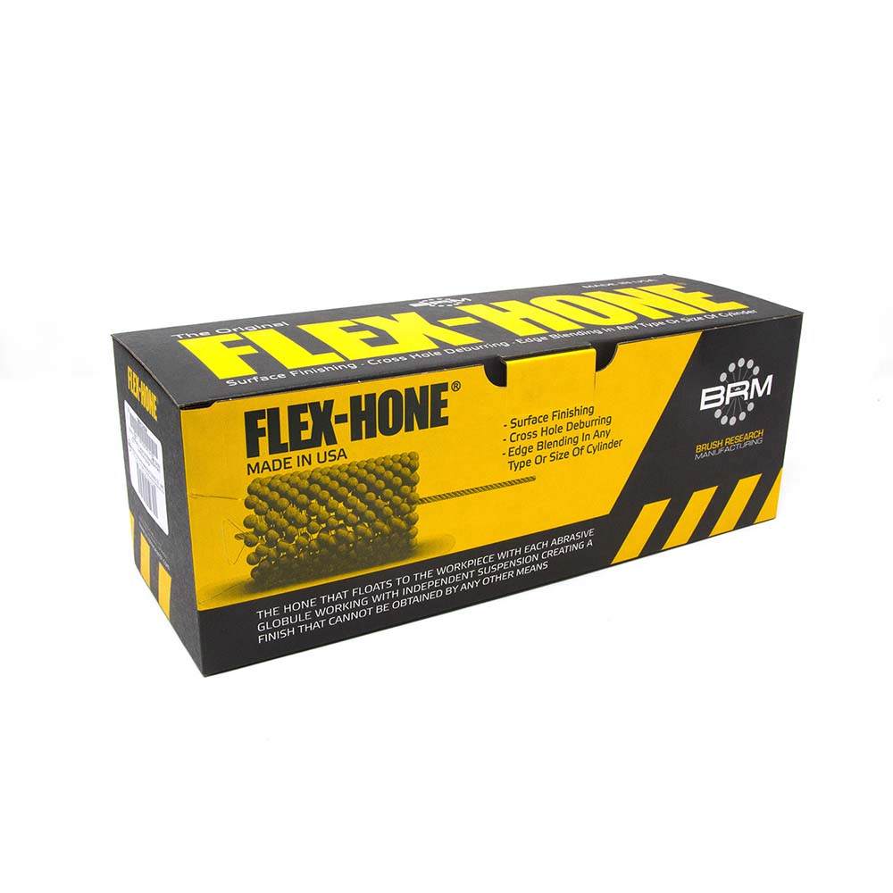 Flexible Cylinder Hone: 3" Max Bore Dia, 40 Grit, Boron Carbide - 13-1/2" OAL