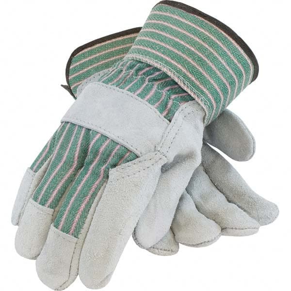 General Purpose Work Gloves: Large, Cowhide Leather