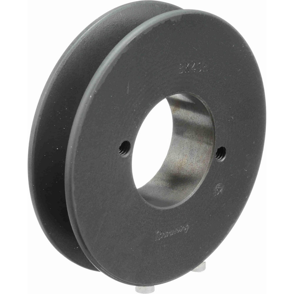 Browning BK40H BK40H 1 Groove, 3/8 to 1-1/2 Bore Diam, 3.95" Outside Diam, QD Bushed V Belt Sheave Image