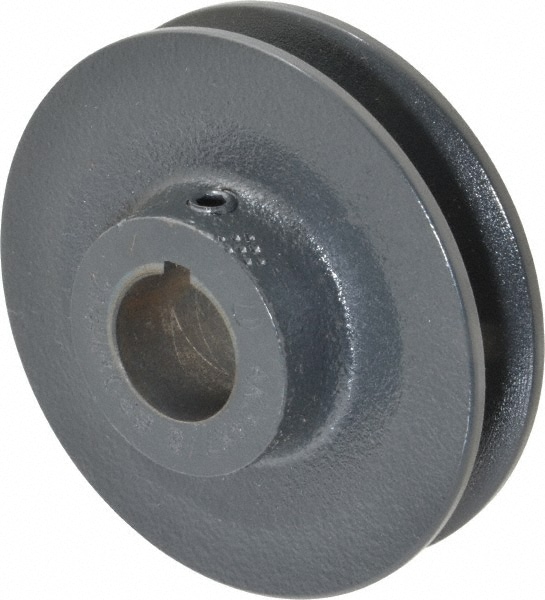 7/8" Bore Diam, 3.4" OD, Finished Bore Single Groove Sheave