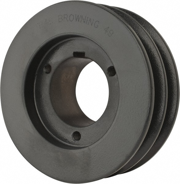 Browning 2TB46 2TB46 2 Groove, 1/2 to 1-3/4 Bore Diam, 4.95" Outside Diam, QD Bushed V Belt Sheave Image