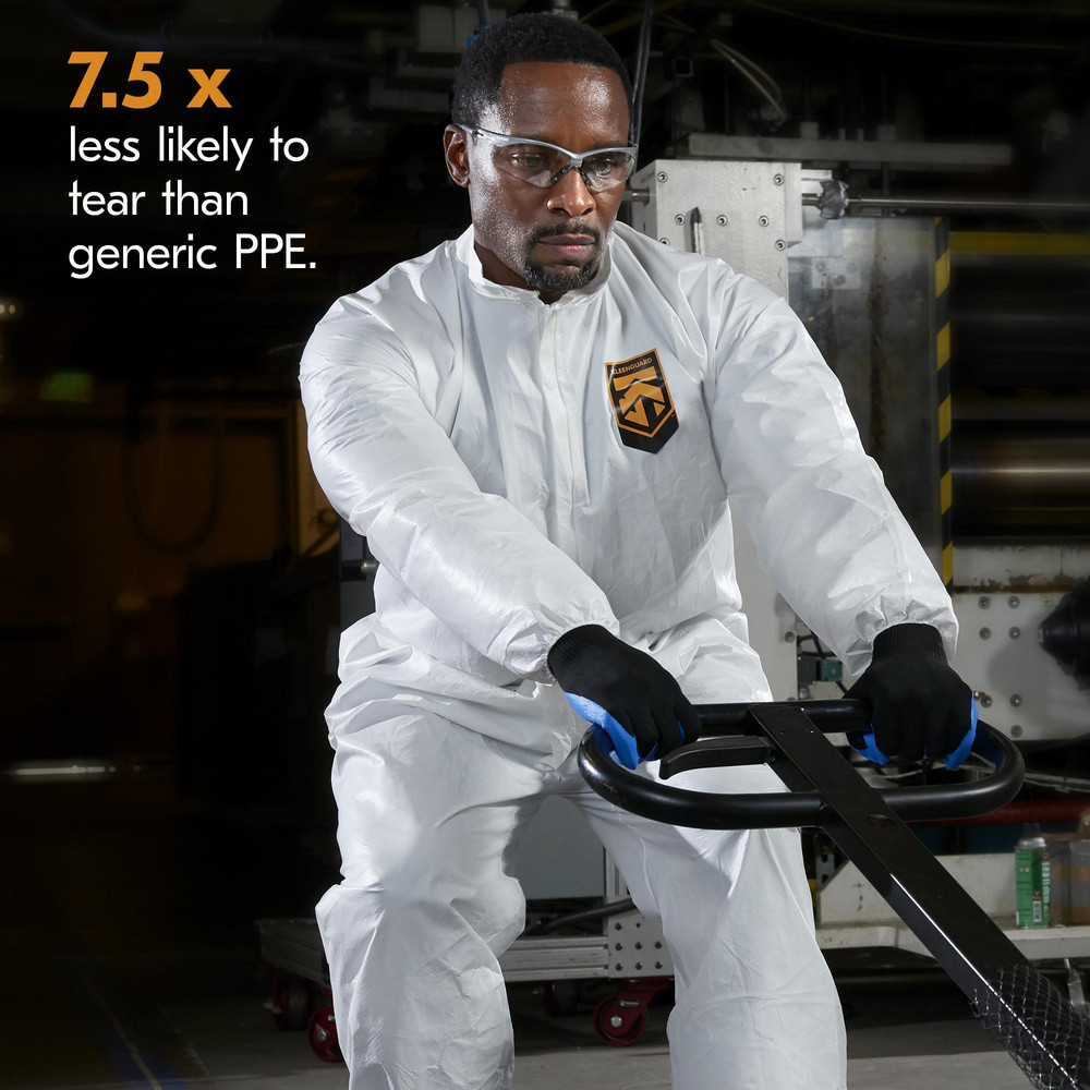 KleenGuard - Disposable Coveralls: Liquid & Splash Protection, Size X ...