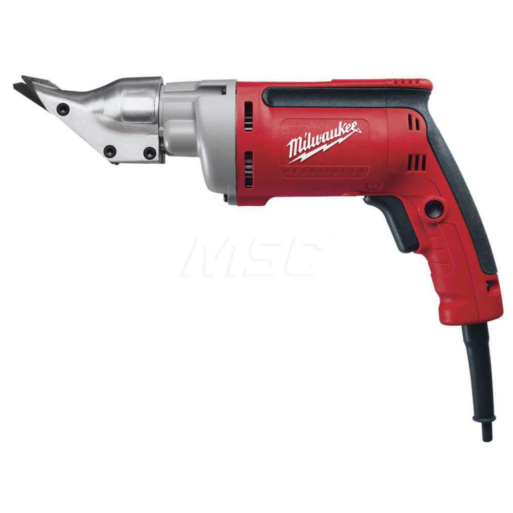 2,500 SPM, 120 Volt, Pistol Grip Handle, Handheld Electric Shear - 18 Gauge (Steel) & 20 Gauge (Stainless Steel) Cutting Capacity