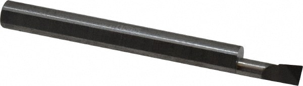 Corner Radius Boring Bar: 0.14" Min Bore, 0.4" Max Depth, Right Hand Cut 