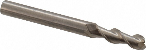 Kennametal 3658881 Corner Radius End Mill: 1/4" Dia, 3/4" LOC, 0.015" Radius, 2 Flutes, Solid Carbide Image