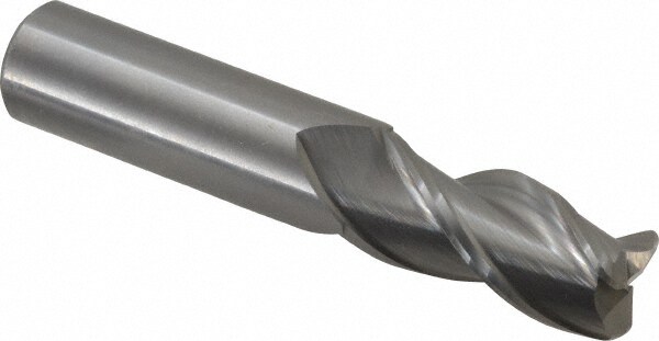 Kennametal 3658848 Corner Radius End Mill: 3/4" Dia, 1-1/2" LOC, 0.12" Radius, 3 Flutes, Solid Carbide Image