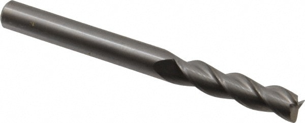 Kennametal 3658828 Corner Radius End Mill: 3/8" Dia, 1-1/2" LOC, 0.03" Radius, 3 Flutes, Solid Carbide Image