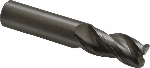 Kennametal 3660445 Corner Radius End Mill: 3/4" Dia, 1-1/2" LOC, 0.12" Radius, 3 Flutes, Solid Carbide Image