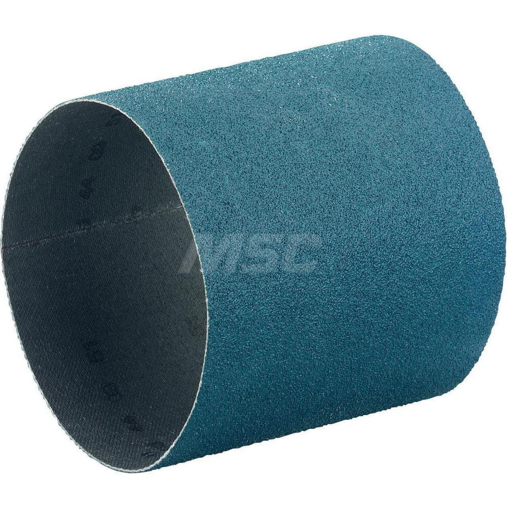 Abrasive Belt:  3-9/16" Wide, 4" OAL, 80 Grit, Zirconia Alumina