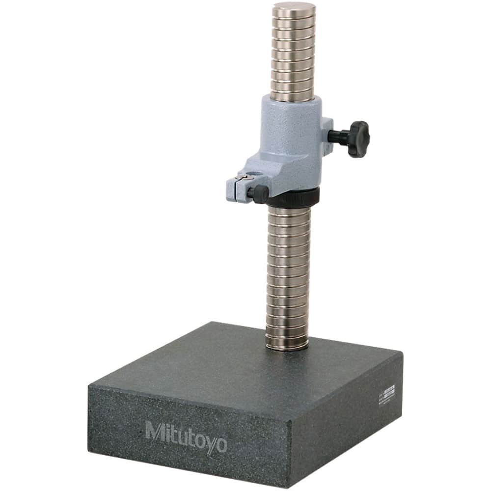 Mitutoyo 215-156-10 Granite Comparator Stand with 8mm, 9.53mm and 20mm diameter stem hole