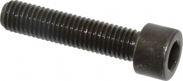 Made in USA .10C45KCS Low Head Socket Cap Screw: M10 x 1.5, 45 mm Length Under Head, Socket Cap Head, Hex Socket Drive, Alloy Steel, Black Oxide Finish Image