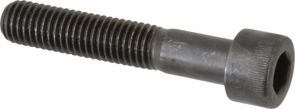 Made in USA .10C55KCS Low Head Socket Cap Screw: M10 x 1.5, 55 mm Length Under Head, Socket Cap Head, Hex Socket Drive, Alloy Steel, Black Oxide Finish Image