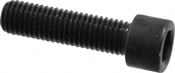 Made in USA .12C45KCS Low Head Socket Cap Screw: M12 x 1.75, 45 mm Length Under Head, Socket Cap Head, Hex Socket Drive, Alloy Steel, Black Oxide Finish Image