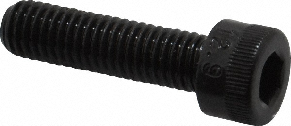 Made in USA .8C30KCS Low Head Socket Cap Screw: M8 x 1.25, 30 mm Length Under Head, Socket Cap Head, Hex Socket Drive, Alloy Steel, Black Oxide Finish Image