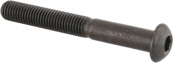 1/4-28x2 Alloy Button Head Socket Cap Screws Black Oxide