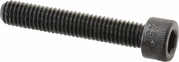 Made in USA 10F112KCS Low Head Socket Cap Screw: #10-32, 1-1/8" Length Under Head, Socket Cap Head, Hex Socket Drive, Alloy Steel, Black Oxide Finish Image