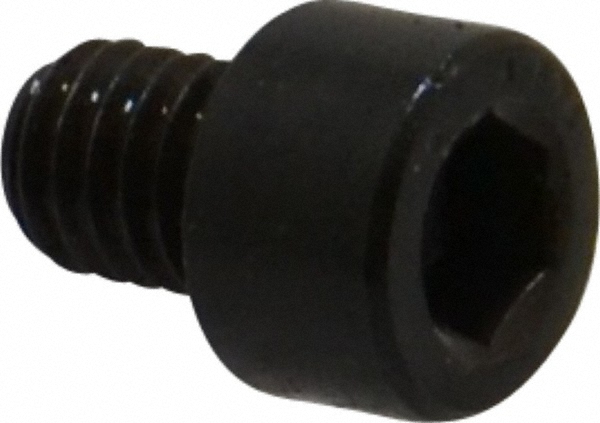 Made in USA 10F25KCS Low Head Socket Cap Screw: #10-32, 1/4" Length Under Head, Socket Cap Head, Hex Socket Drive, Alloy Steel, Black Oxide Finish Image