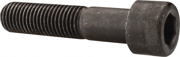 Made in USA 112C500KCS Low Head Socket Cap Screw: 1-1/8 - 7, 5" Length Under Head, Socket Cap Head, Hex Socket Drive, Alloy Steel, Black Oxide Finish Image