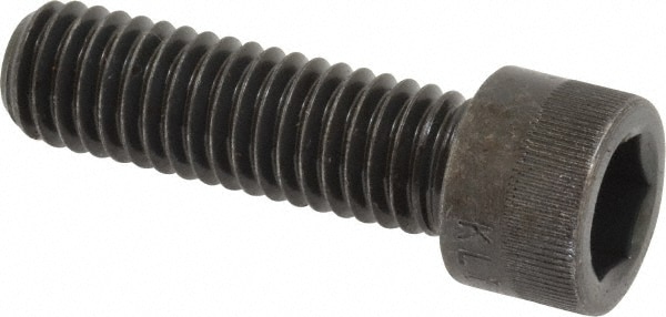 Made in USA 43C150KCS Low Head Socket Cap Screw: 7/16-14, 1-1/2" Length Under Head, Socket Cap Head, Hex Socket Drive, Alloy Steel, Black Oxide Finish Image