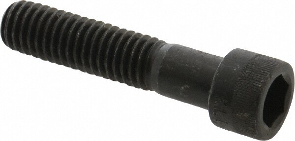 Made in USA 43C200KCS Low Head Socket Cap Screw: 7/16-14, 2" Length Under Head, Socket Cap Head, Hex Socket Drive, Alloy Steel, Black Oxide Finish Image