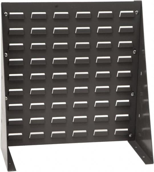 Quantum Storage QBR-1819 Bench Pick Rack: Louvered Panel Bench Rack, 140 lb Capacity, 8" OAD, 19" OAH, 18" OAW 