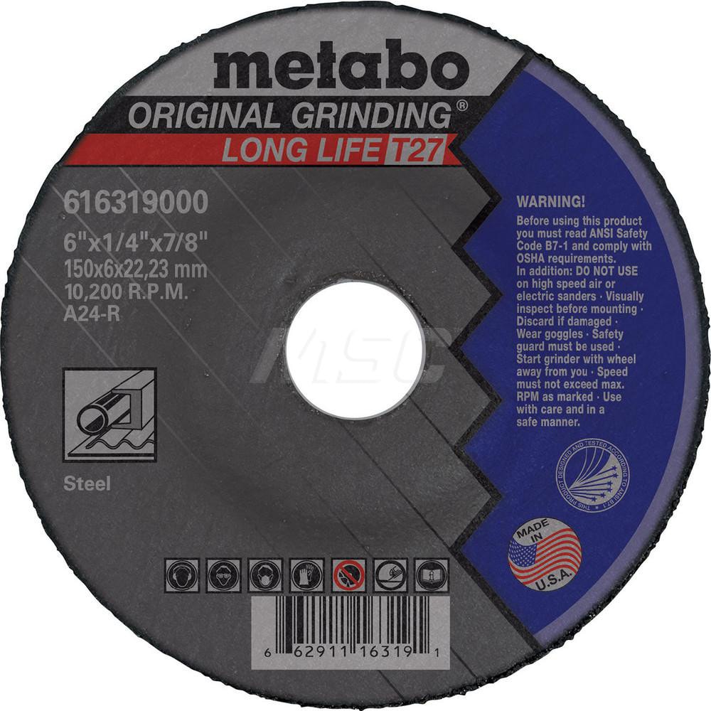 Depressed Grinding Wheel: Type 27, 6