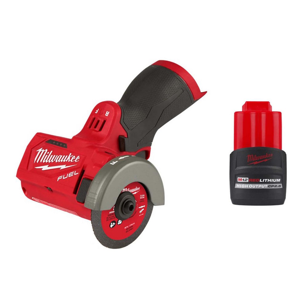 Cut-Off Tools & Cut-Off-Grinder Tools; Wheel Diameter (Inch): 3 ; Voltage: 12.00 ; Speed (RPM): 20000.00 ; No-Load RPM: 20000 ; Spindle Size: 5/8 ; Brushless Motor: Yes