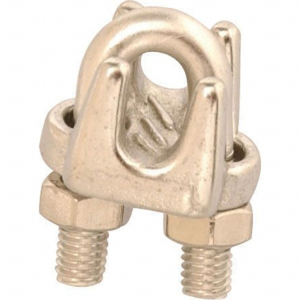 Value Collection - Wire Rope Clip: 1/4″ Rope Dia, Stainless Steel -  53589370 - MSC Industrial Supply