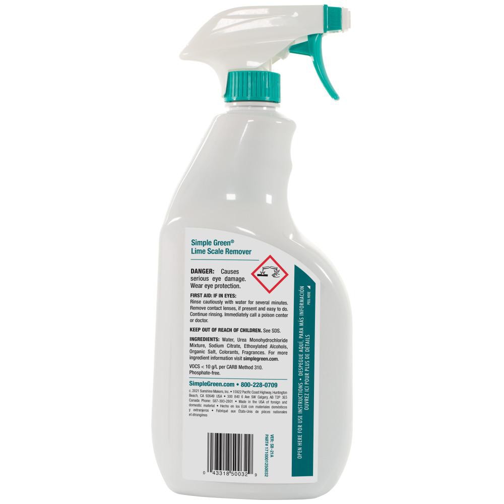 Simple Green® - Lime Scale Remover, 32 oz Spray Bottle | MSC Direct