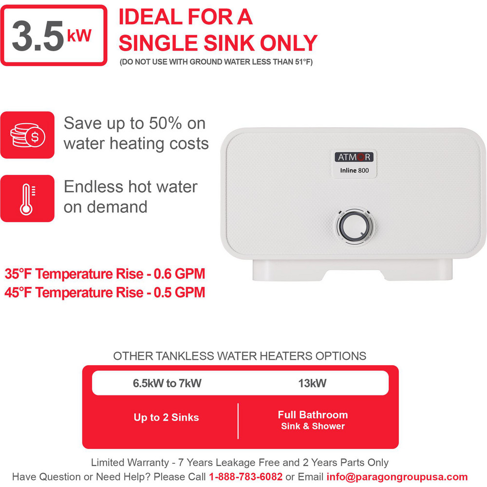 Atmor Electric Water Heaters; Style Electric Water Heater; Voltage