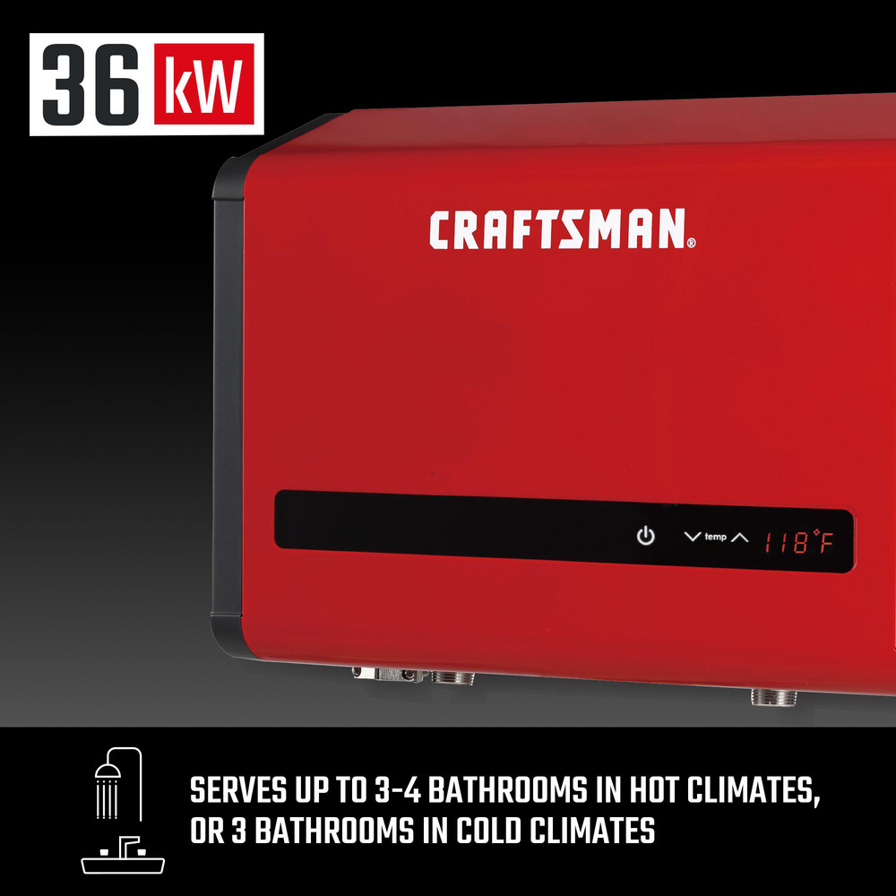 Craftsman Electric Water Heaters; Style Electric Water Heater