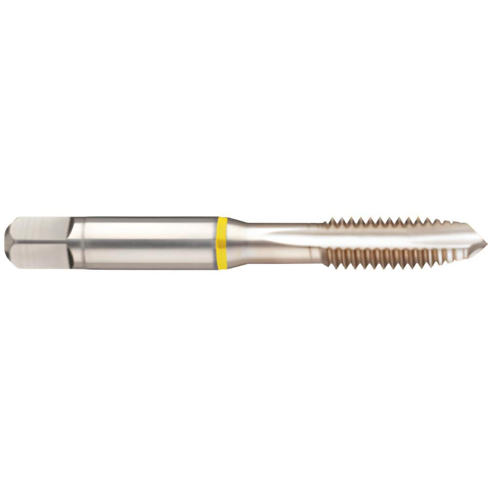 Spiral Point Tap: #4-40 UNC, 3 Flutes, Plug Chamfer, 2B Class of Fit, High-Speed Steel-E, Bright/Uncoated