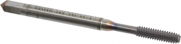 Guhring 9039430031750 Thread Forming Tap: #5-40, UNC, 2BX Class of Fit, Modified Bottoming, Cobalt, TiCN Finish Image