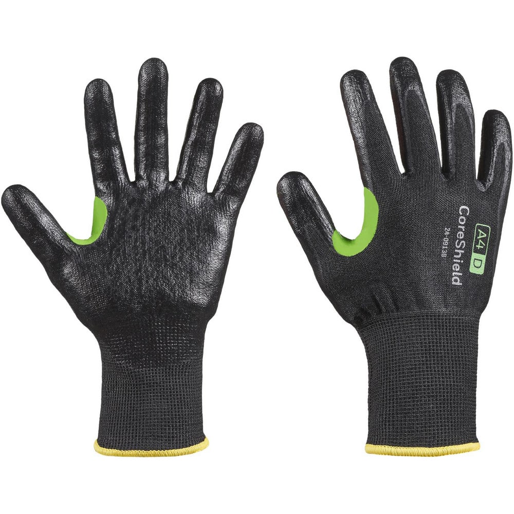 Cut & Puncture Resistant Gloves; Glove Type: Cut-Resistant; Puncture-Resistant ; Coating Coverage: Palm & Fingertips ; Coating Material: Nitrile ; Primary Material: Nylon; Basalt; Polyester; HPPE ; Gender: Unisex ; Men's Size: 2X-Large