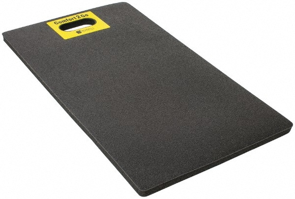 Wearwell 518.78X17X30BK Anti-Fatigue Mat: 30" Length, 17" Wide, 7/8" Thick, Vinyl, Straight Edge, Heavy-Duty 