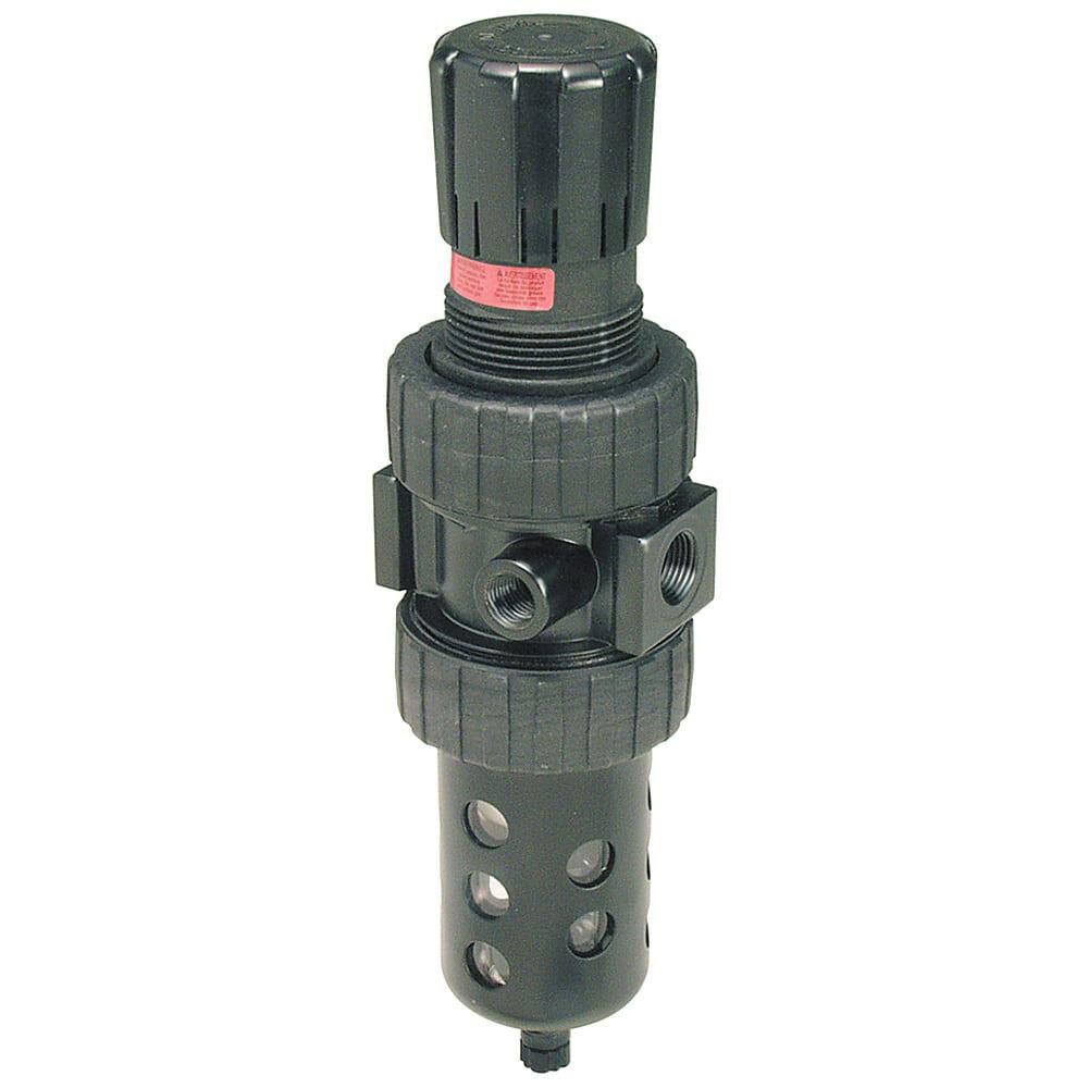 FRL Combination Unit: 1/4 NPT, Intermediate, 1 Pc Filter/Regulator