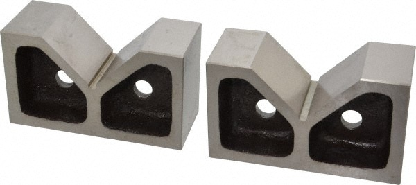 Groz VB/C/6 V-Block: 3-1/16" Max Capacity, 90° V Angle 