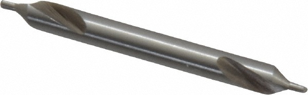 Combo Drill & Countersink: #1, 1/8" Body Dia, High Speed Steel