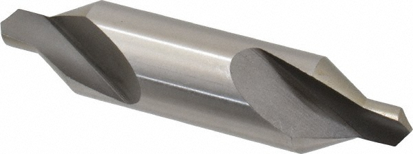 Combo Drill & Countersink: #8, 3/4" Body Dia, High Speed Steel