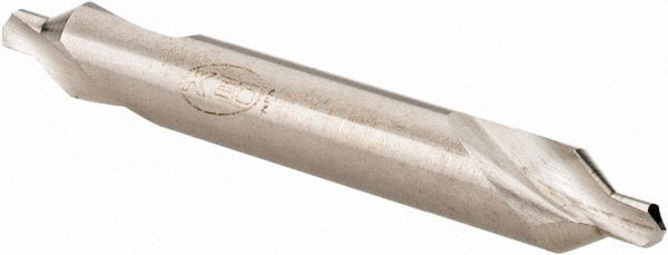 60 Degree Cutting Angle Uncoated KEO 12000-TiN #20 RH Combined Drill and Countersink 3.75 Length Pack of 3 Cobalt 1 Cutting Diameter 3.75 Cutting Length Bell 