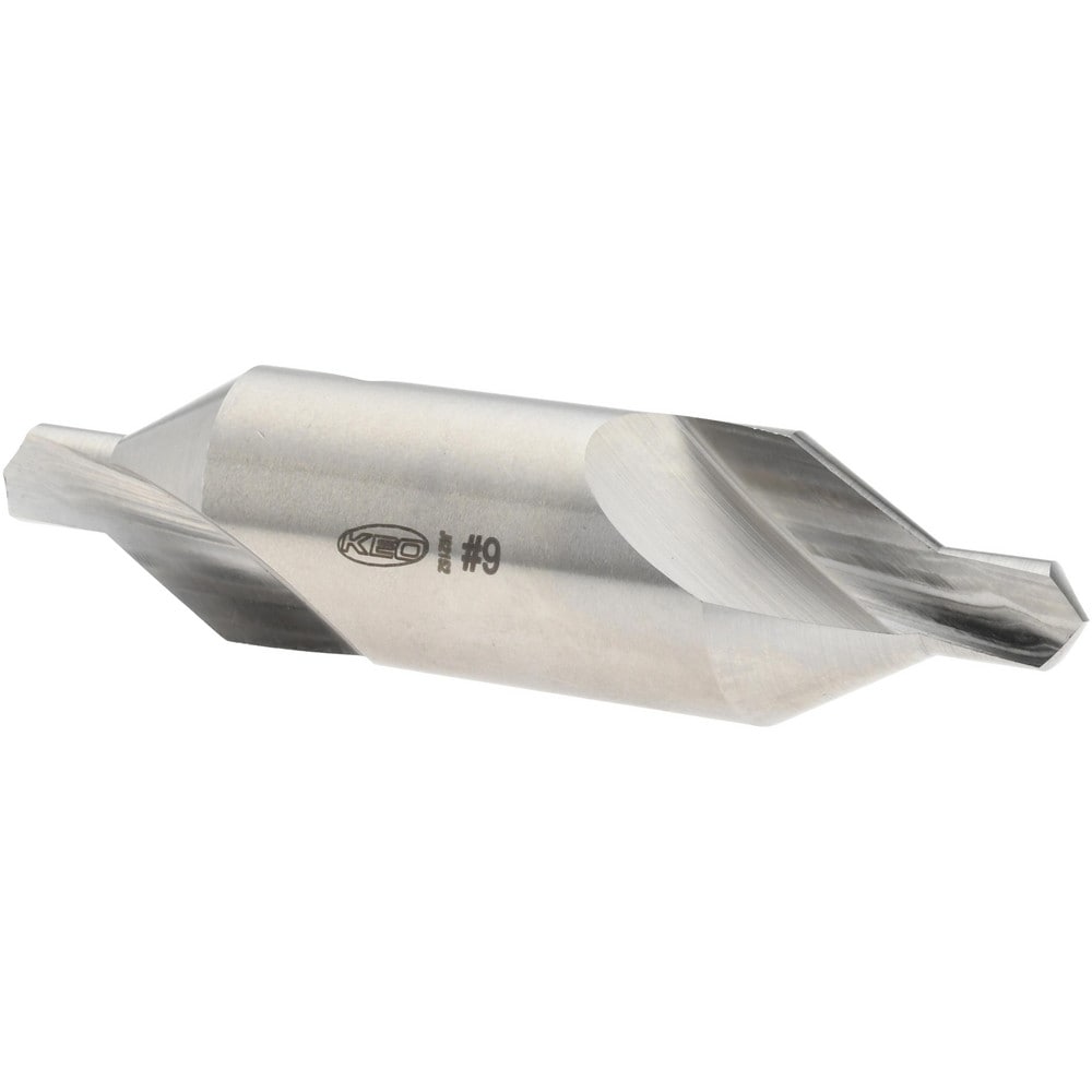 Combo Drill & Countersink: #9, 7/8" Body Dia, 1180, High Speed Steel