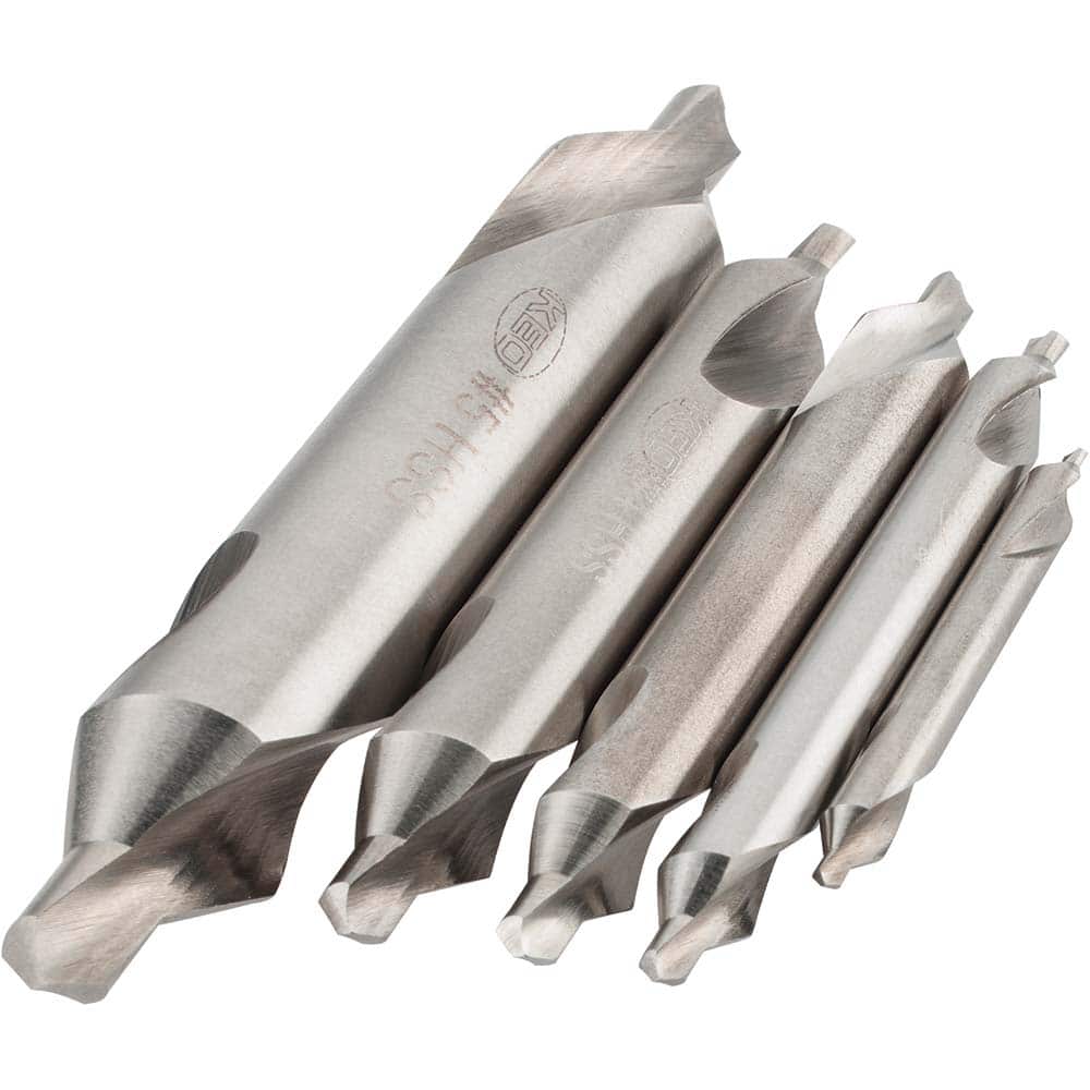 5 Pc #1 to #5 High Speed Steel Combo Drill & Countersink Set
